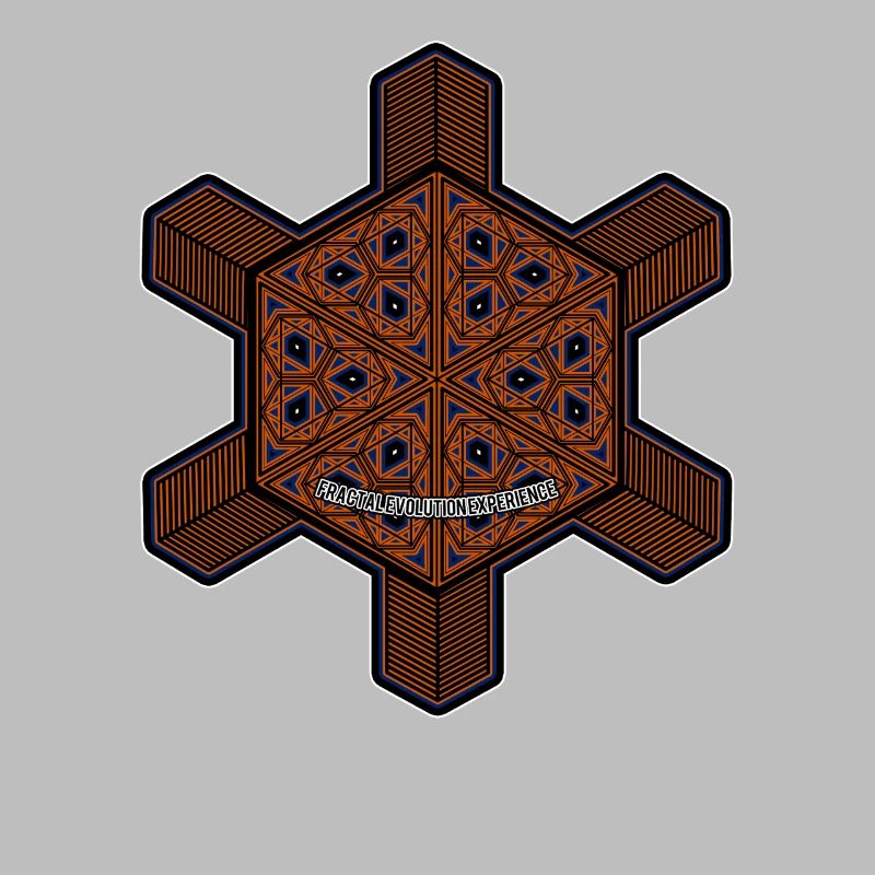 Fractal Evolution Mandala Goa Psy Rave Festival