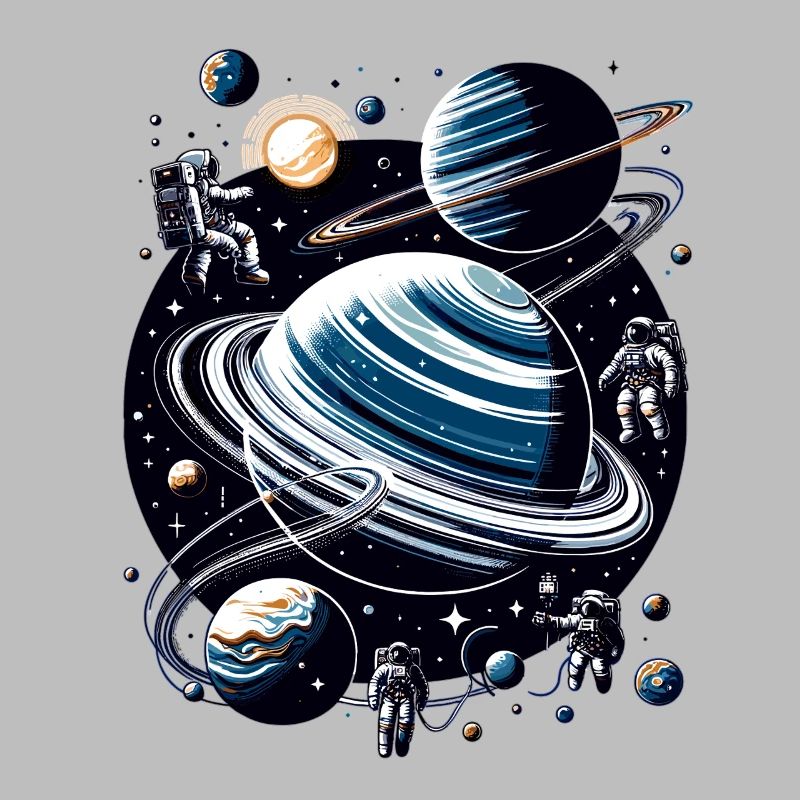 Ringed planet orbit: Astronauts
