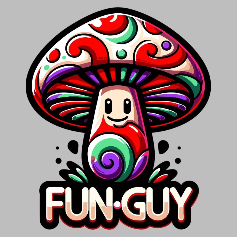 Psychedelic Mushroom Fun Guy