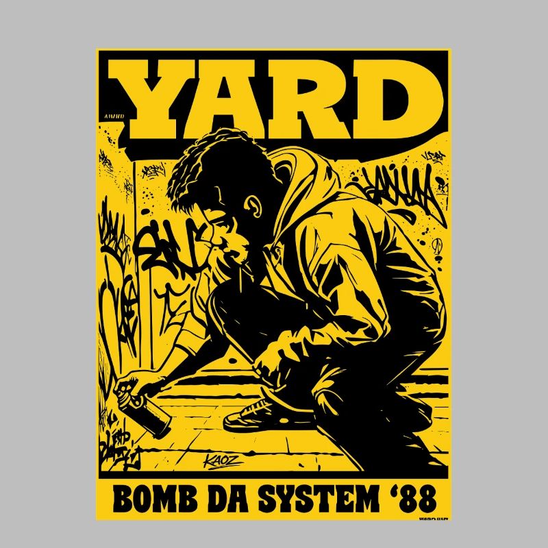 yard_graffitiYard Bomb Da System 88 Graffiti Poste