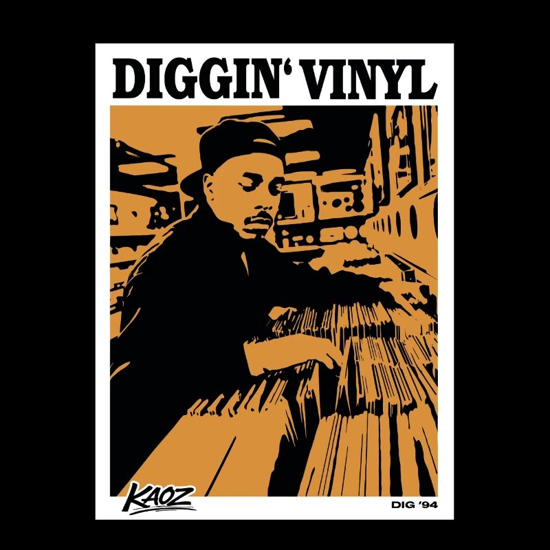 Affiche de disques vinyles 94