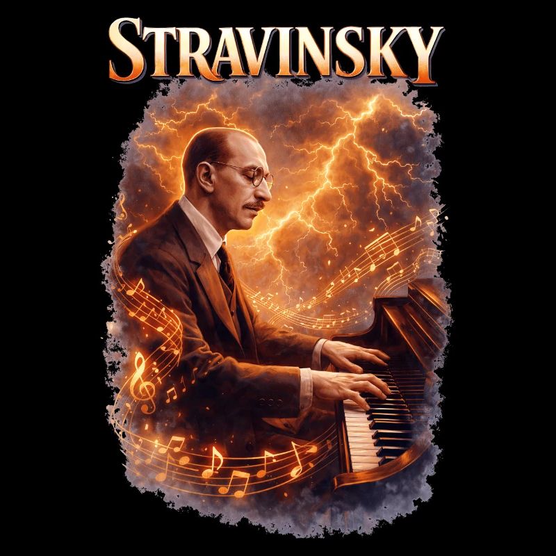 Stravinsky Piano Fire