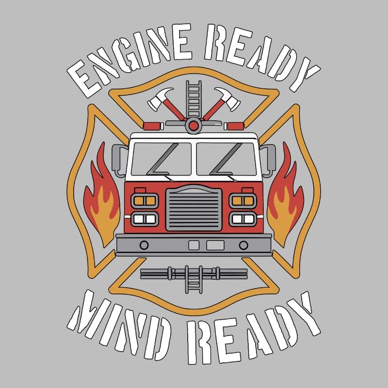 Fire Engineer Engine Ready Mind Ready Firefighting