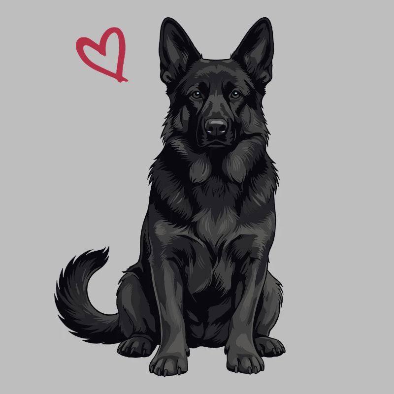 Black German Shepherd