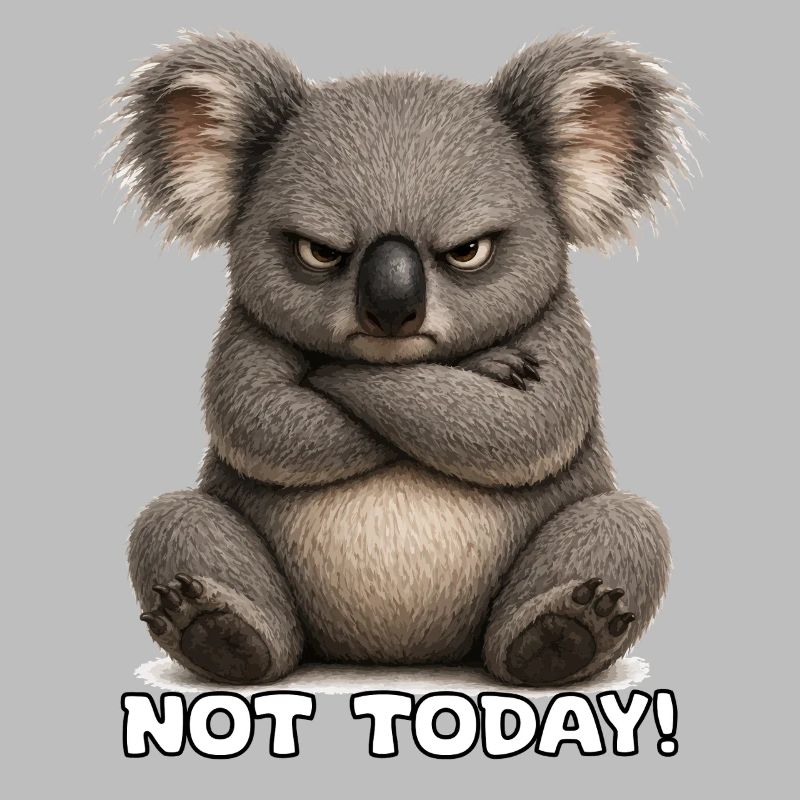Grumpy Koala – Not Today