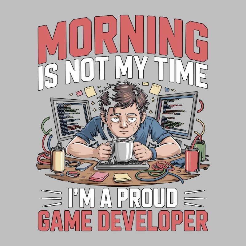 Game Developer Morning n’est pas mon temps Coder de jeux