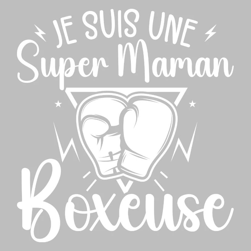 I'm a Super Boxing Mom Boxer Gift Boxer
