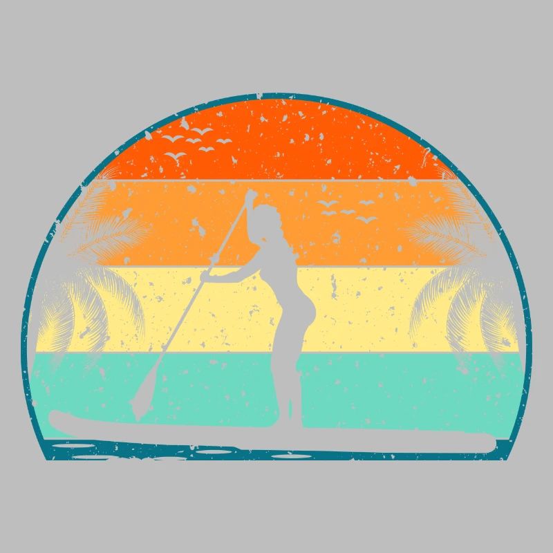 Retro paddle board surf paddle surf paddle surf surf