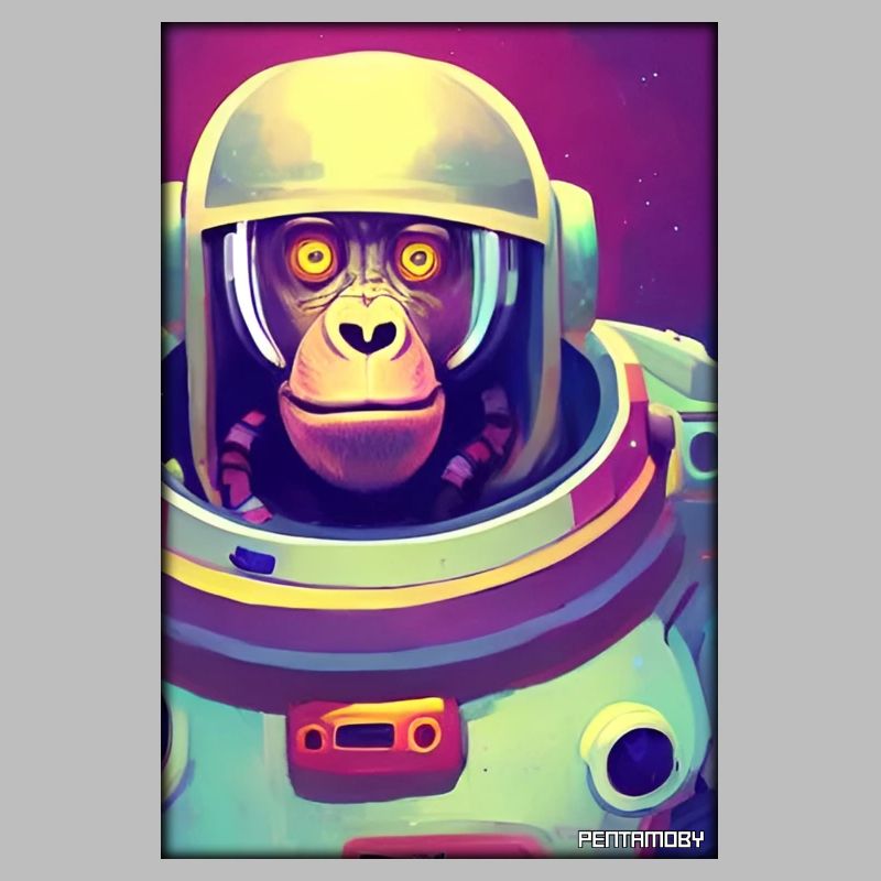Monkey Animal Astronaute Space Space Universe 8