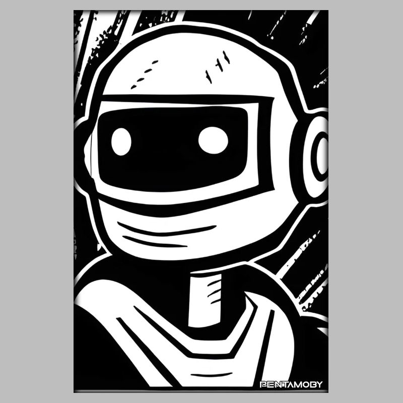 Robot Comic Future Cyborg Machine Technology
