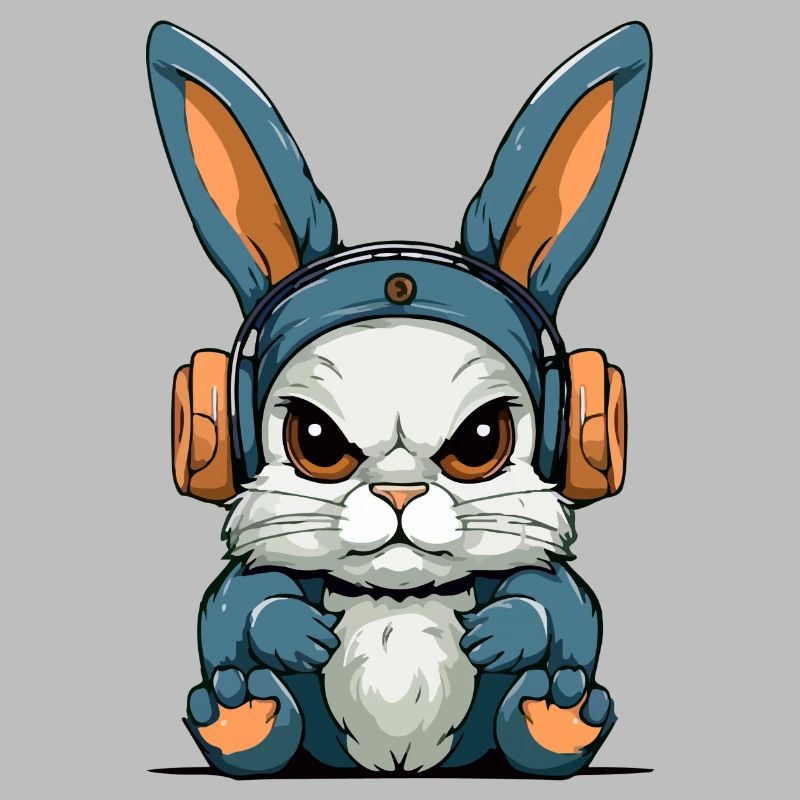 Grump the grumpy rabbit