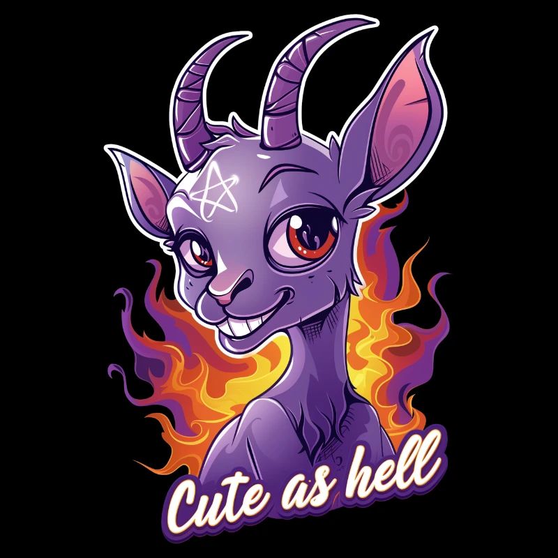 Cute as Hell Goat