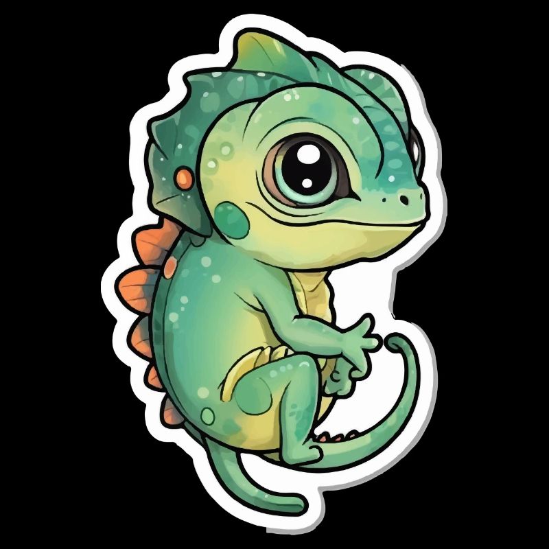 Caméléon mignon