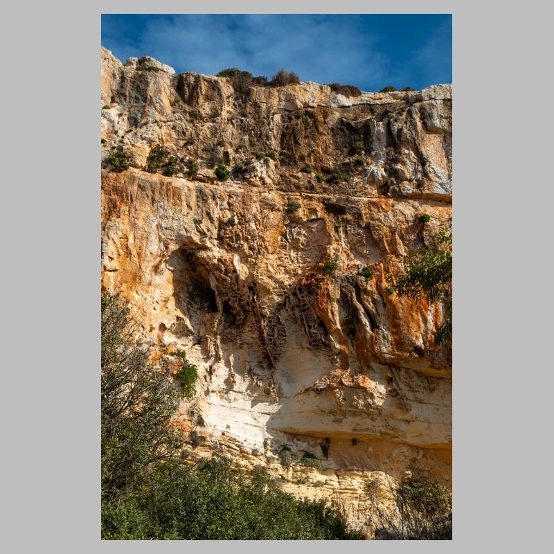 Dingli rock formation near Dingli Cliffs Malta