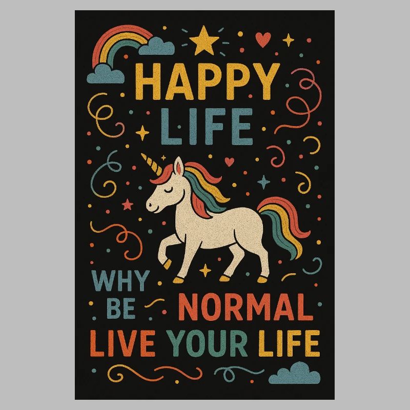 Why be normal - unicorn