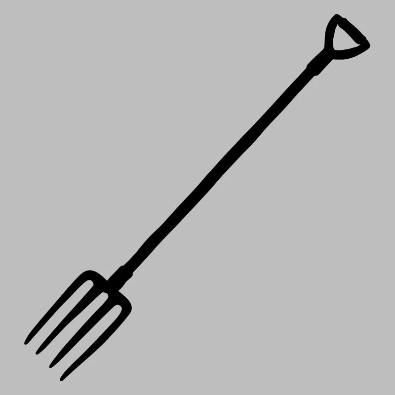 Silhouette Pitchfork Pitchfork Pitchfork