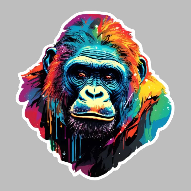 Gorilla psychedelisch