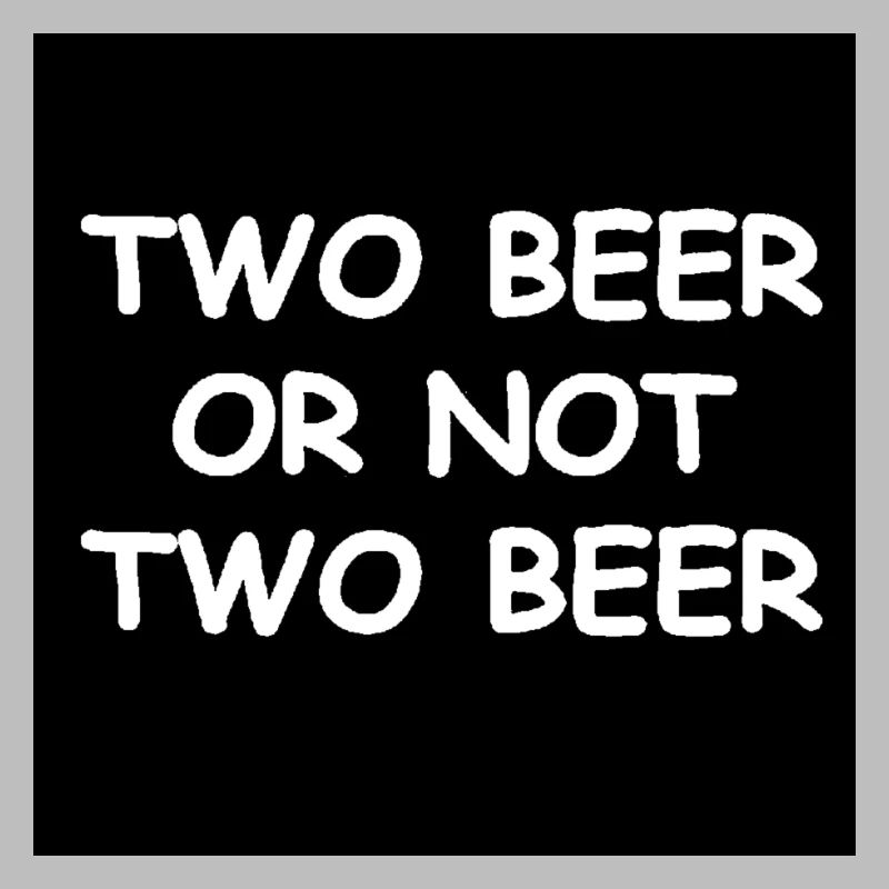 Sein oder haben Bier