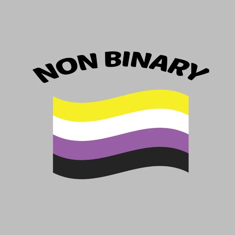 NON BINARY FLAG Chest Pocket