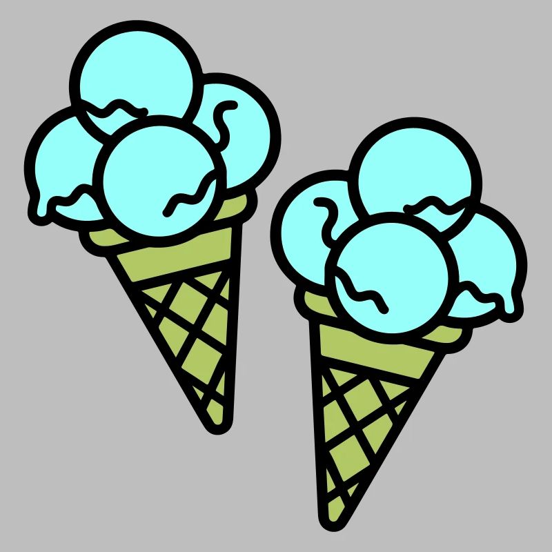 Crème glacée à la crème Eis