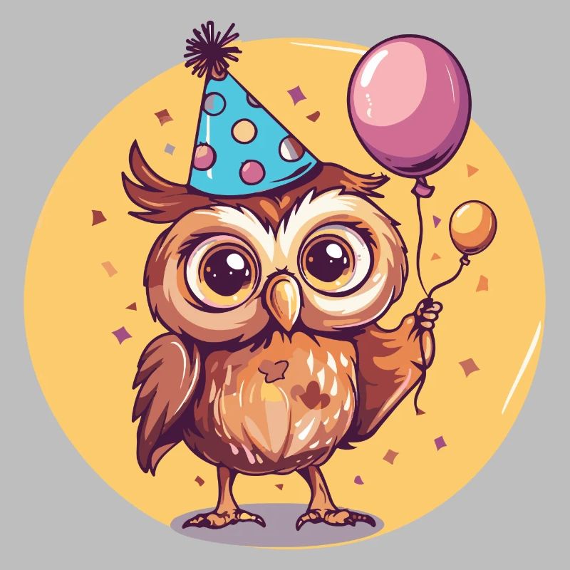 Eule Geburtstag Comic