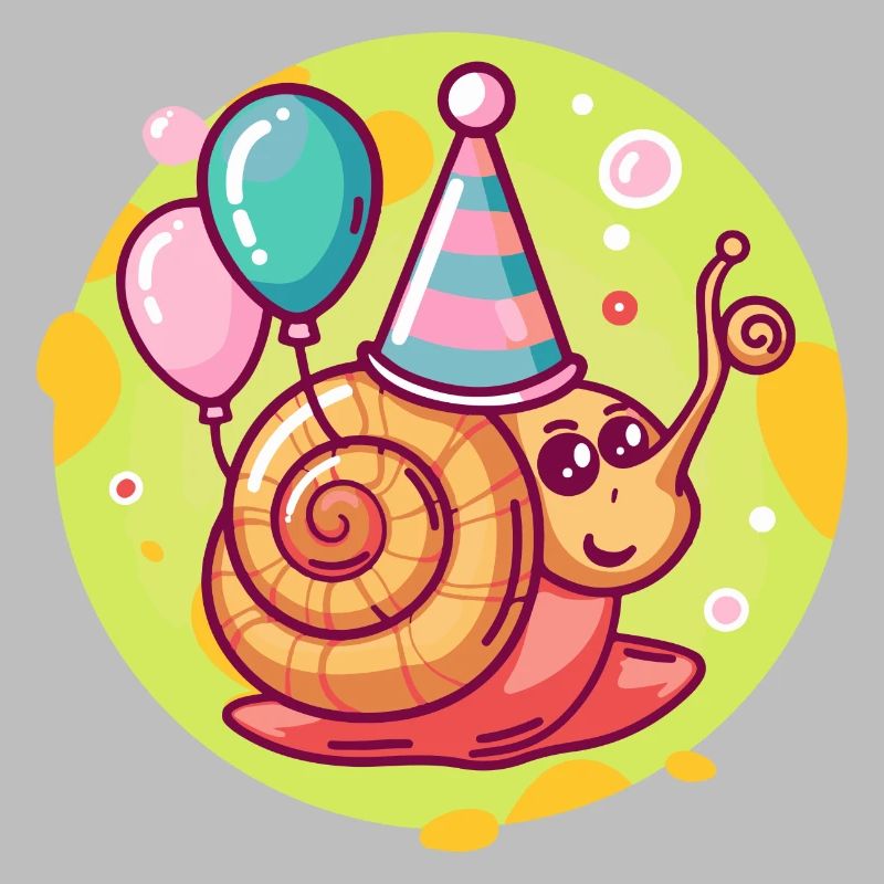 Schnecke Geburtstag Comic