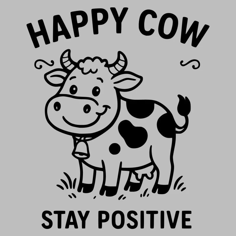 Vache heureuse