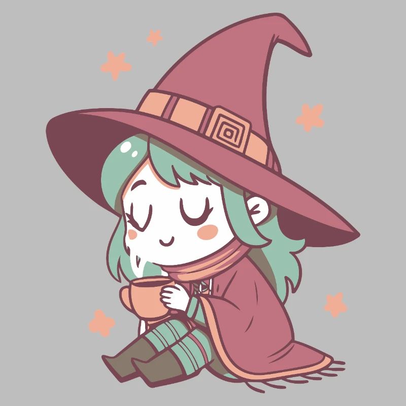 Witch Cozy with Pastel Tea