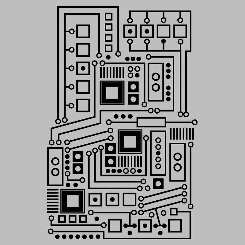 Platine Muster Technik Nerd