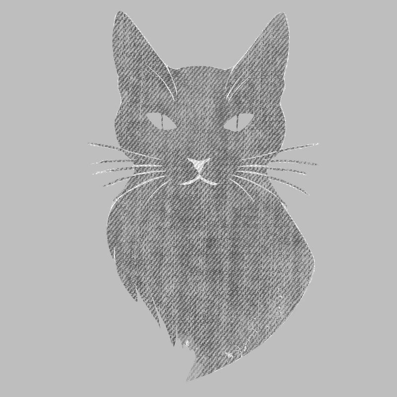 Katze retro Kunst mystisch