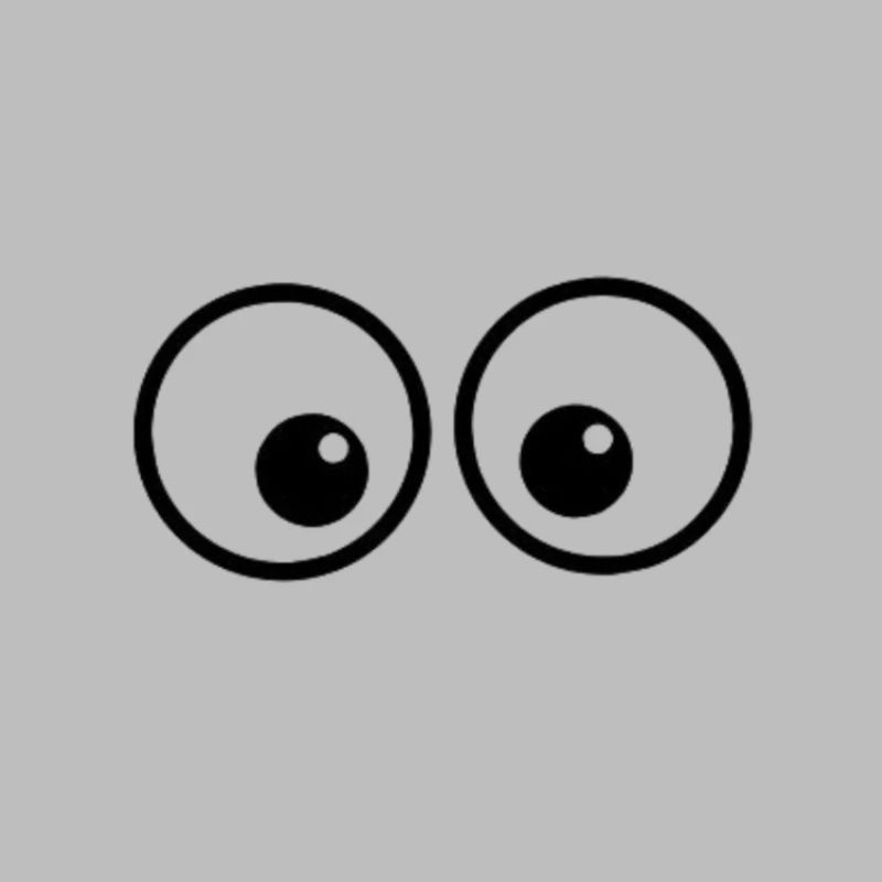 Duo d’yeux dans le style de la bande dessinée