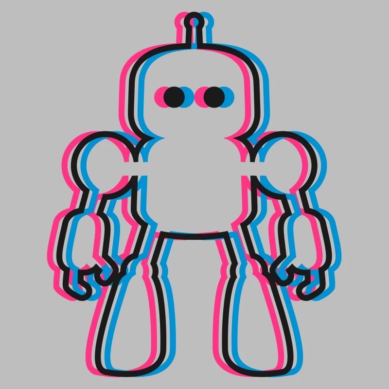 Robot 3D Effect AI Sci-Fi