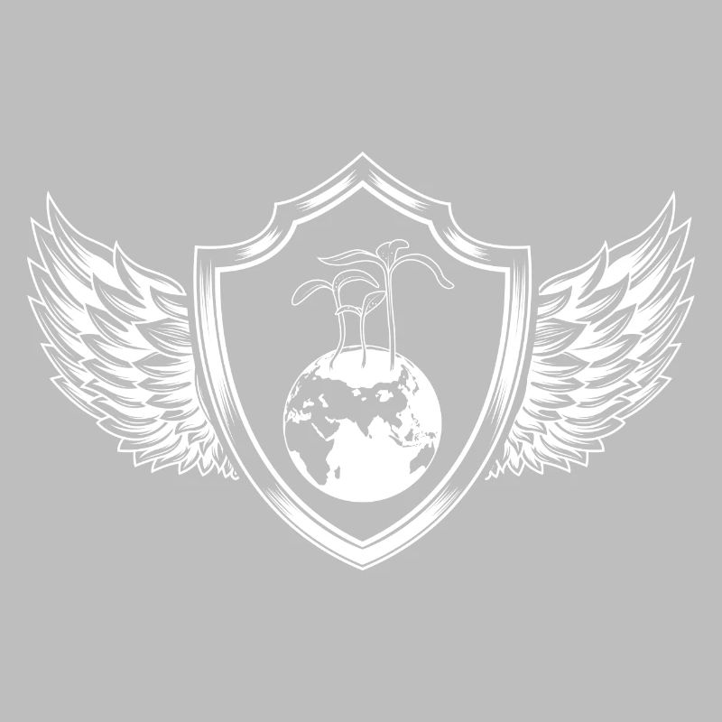 Planet Erde Schild
