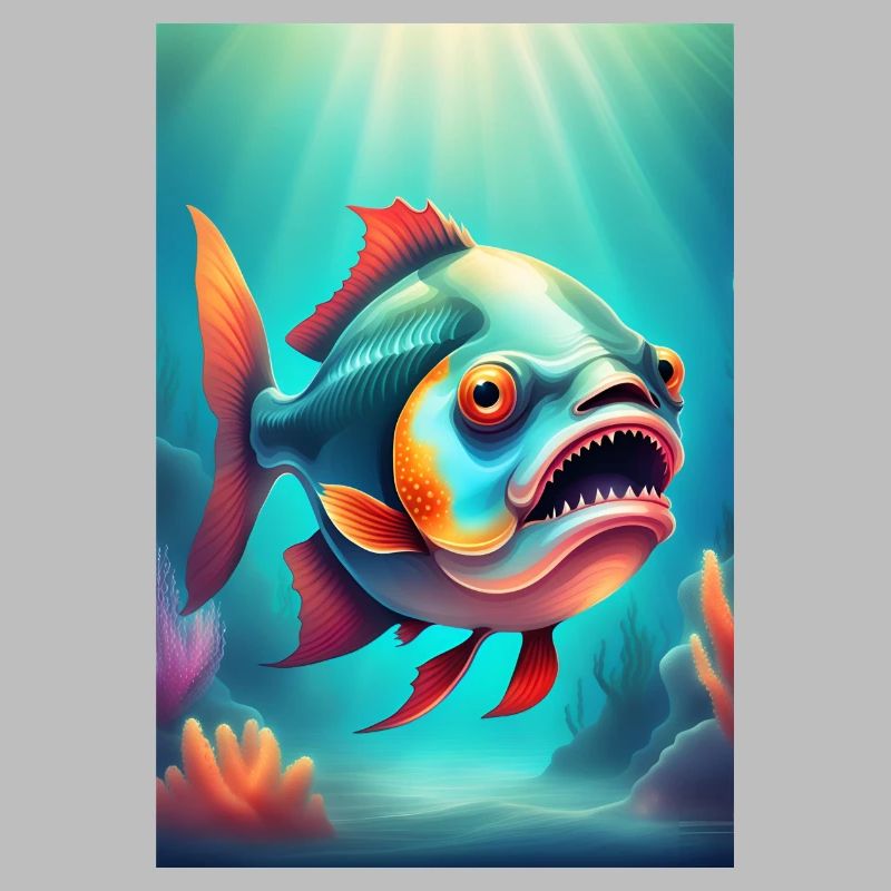 Strange looking creepy fish