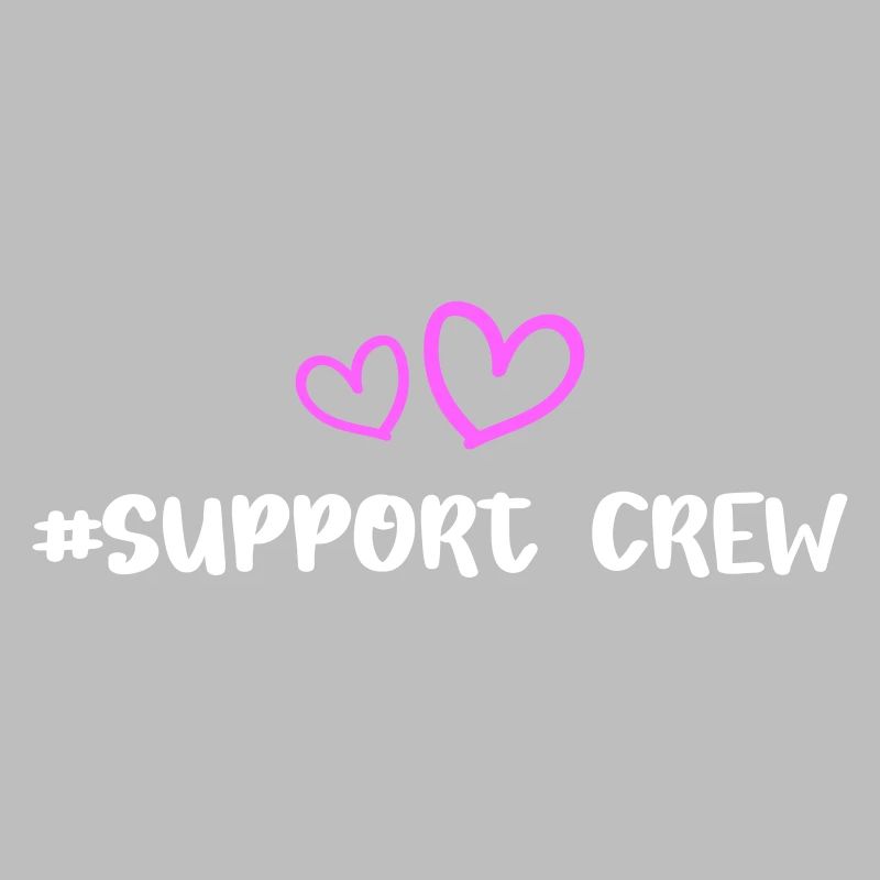Support Crew Heart Love