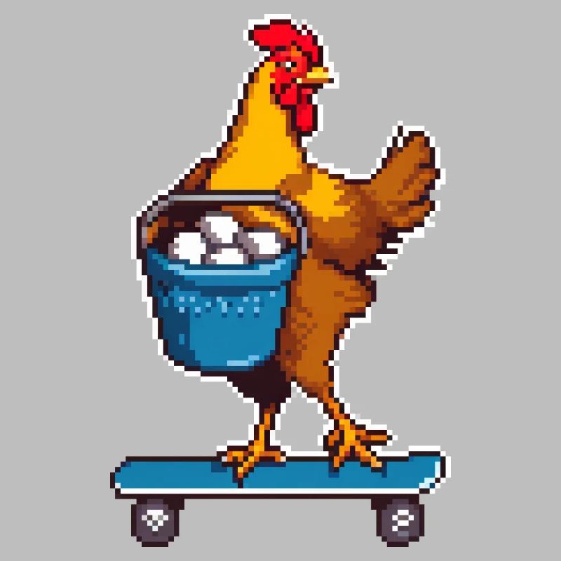 Skateboard-Gegacker