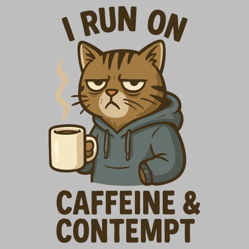 Chat de café