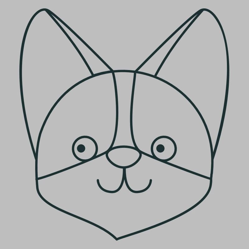 Super cute corgi face
