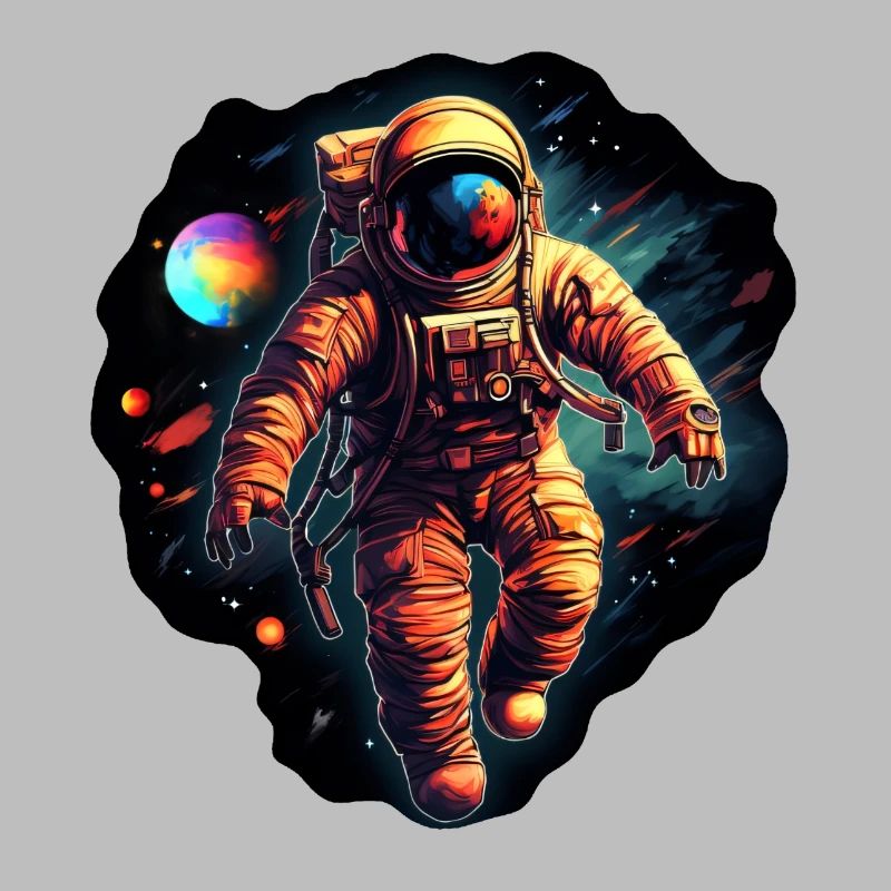 Astronaute en sortie dans l’espace