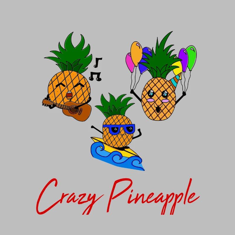 Crazy Pineapple / Summer / Crew / Proverbs / Pineapple