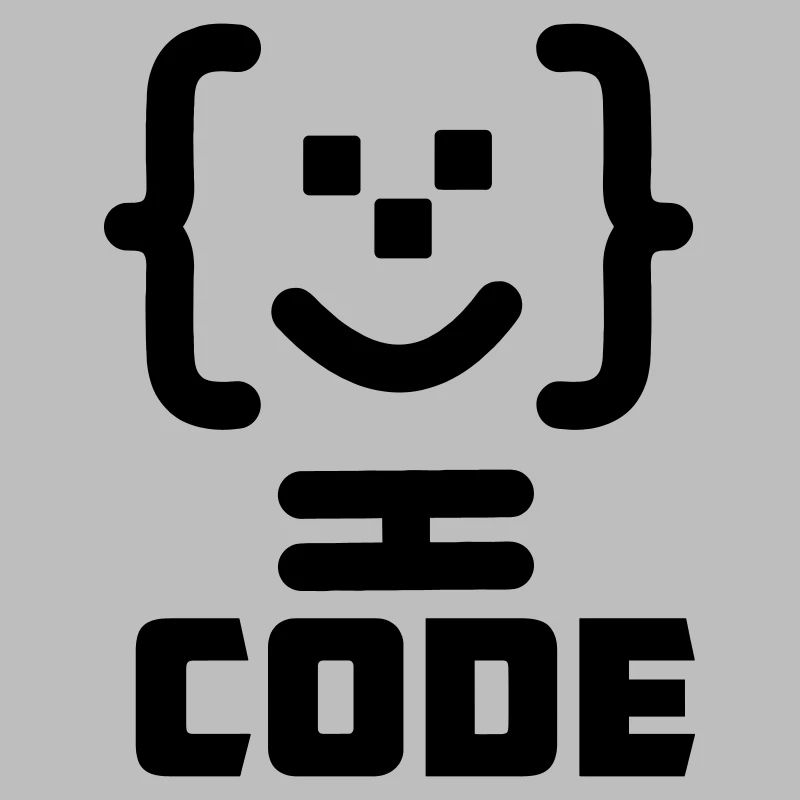 Main programmer code logo with text CODE