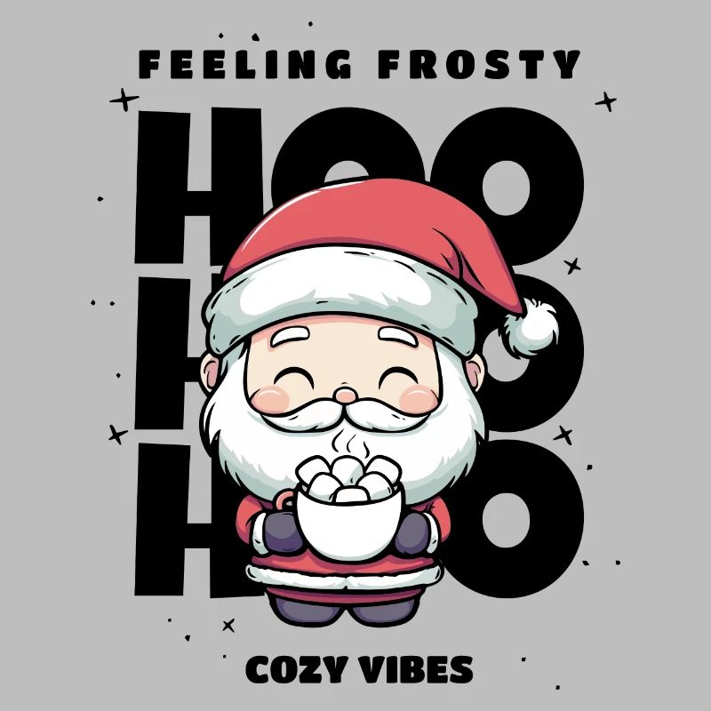 Weihnachten Pullover - Weihnachtsmann, Geschenk