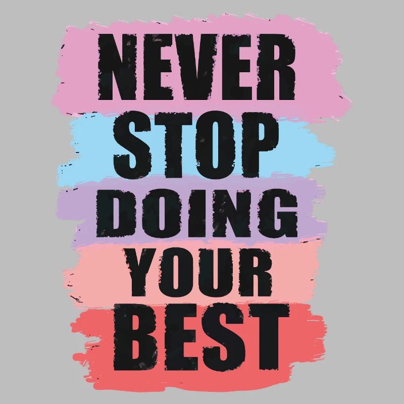 Conception motivante avec conception de texte en blocs de couleurs
