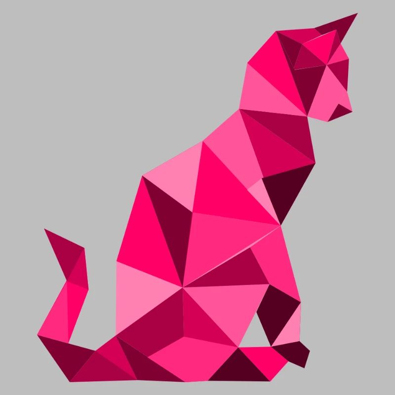 chat_lowpoly_Magenta