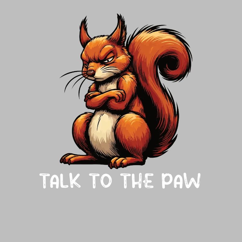 Talk to the Paw Eichhörnchen Eichhorn Nagetier