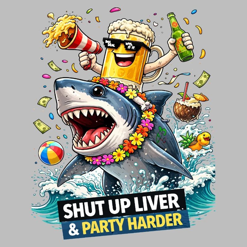 Fête du requin : Shut Up Liver Tee