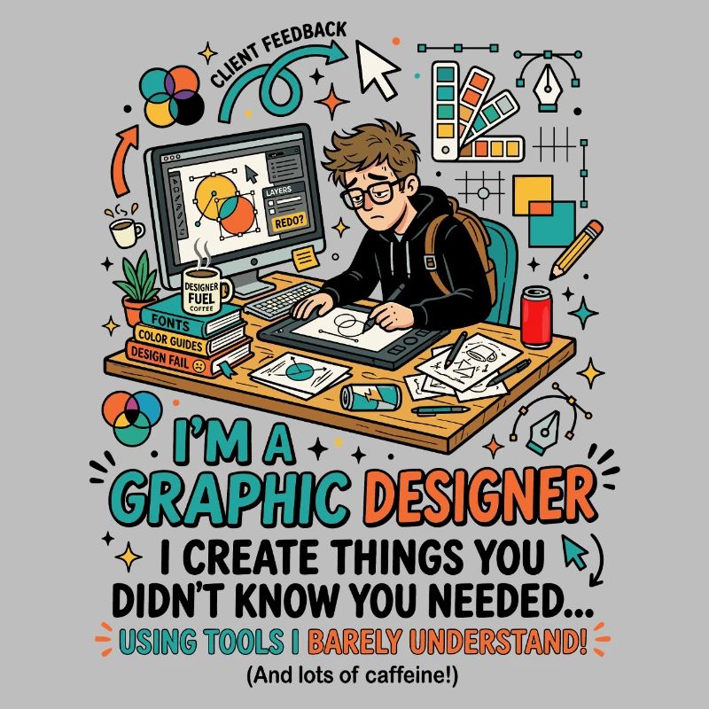 Graphic Designer Tools Humor Saying