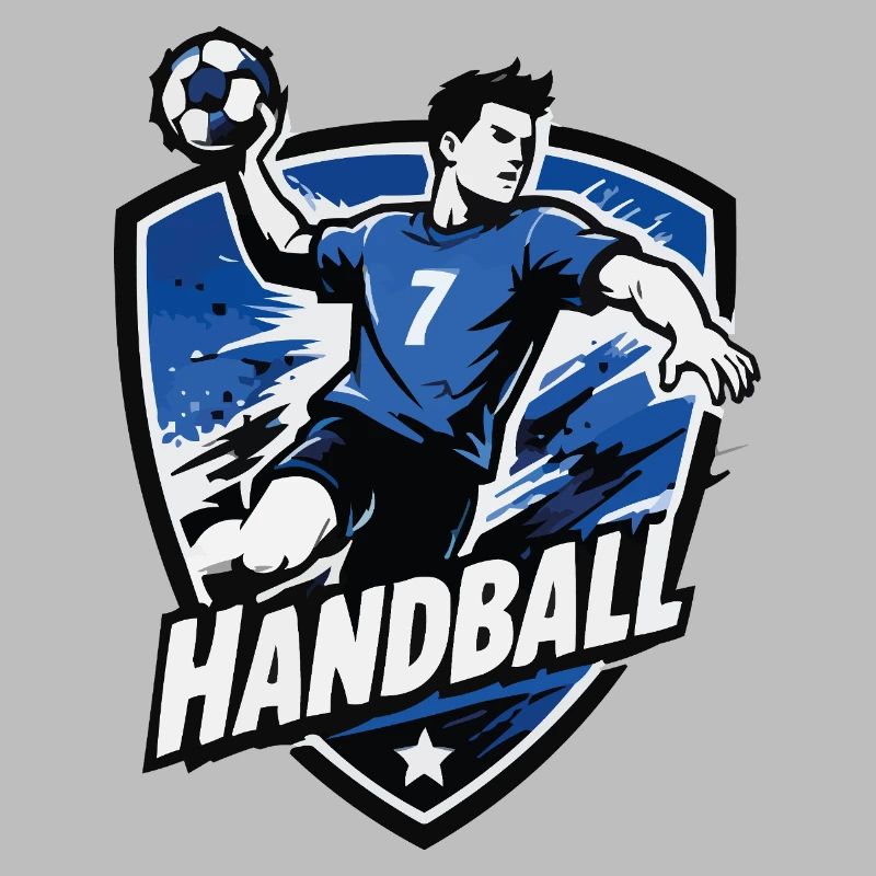 Bouclier bleu de l’attaquant de handball