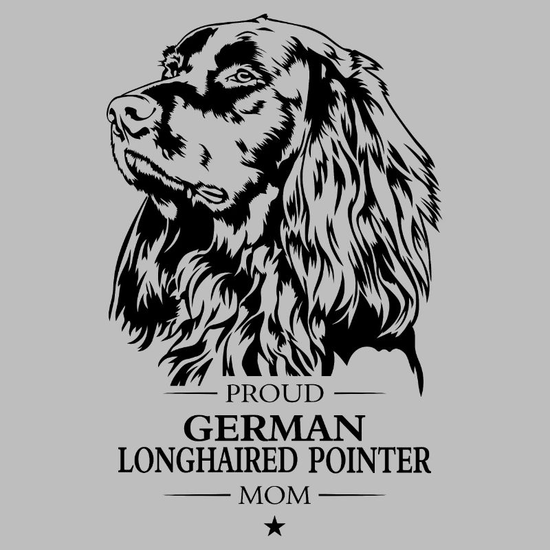 German Longhaired Pointer Mom Hunde Hund Wilsigns