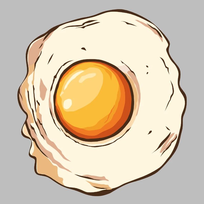 Egg Flat Drawing Eggs 2 W